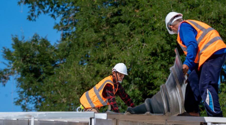 Professional metal roof installation in Asher, OK